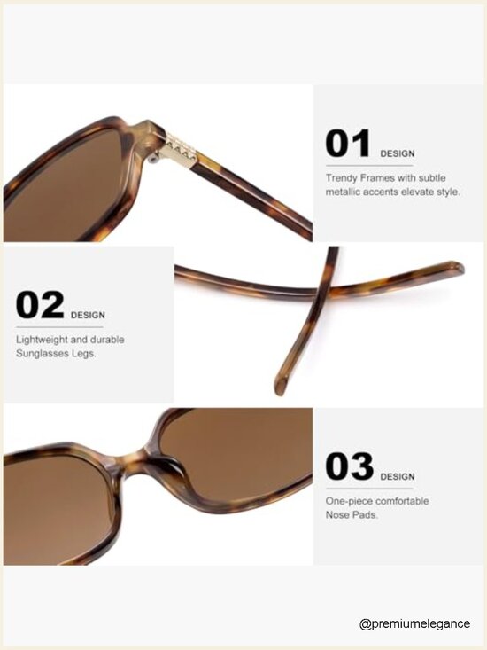 Retro Y2K Square Sunglasses Unisex Rectangle Vintage Shades